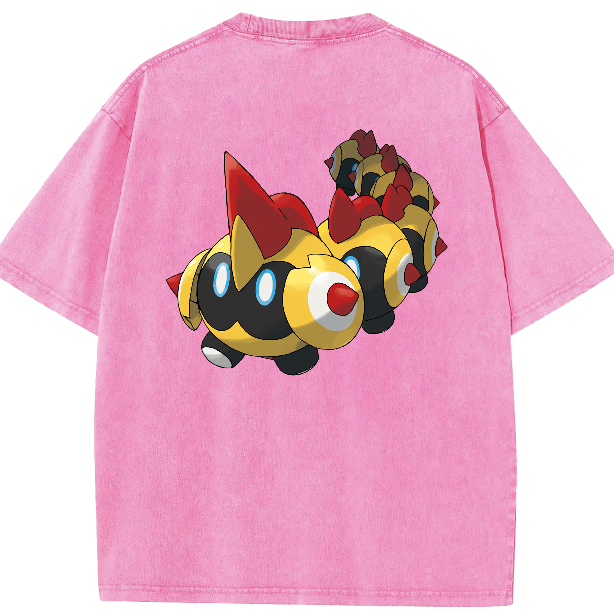 （画像用） ポケットモンスター Pokémon 綿100% ヴィンテージ風 半袖Tシャツ（背面プリント）